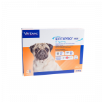 Virbac Effipro Duo 67mg užla&scaron;inamasis tirpalas &scaron;unims 2-10 kg, N4
