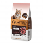 Quattro visavertis sausas pa&scaron;aras suaugusioms jautrioms katėms su la&scaron;i&scaron;a ir kriliu, 1,5 kg