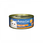 Aatas Cat Tantalizing Tuna-Saba begrūdis, drėgnas maistas katėms, 80 g
