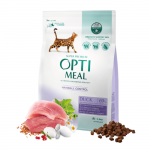 OPTIMEAL&trade; Visavertis pa&scaron;aras suaugusioms katėms su plaukų i&scaron;valymo efektu su antiena, 4 kg