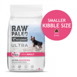 Raw Paleo Vet Expert Ultra Adult Mini Pork sausas maistas mažų veislių &scaron;unims, 2 kg