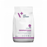 VetExpert Veterinary Diet Dermatosis Lamb - Krill sausas maistas alergi&scaron;kiems, maisto netoleruojantiems &scaron;unims, 2 kg