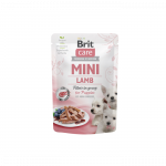Brit Care Mini Puppy Lamb fillets in gravy drėgnas maistas mažų veislių &scaron;uniukams, 85 g
