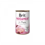Brit Care Chicken-Turkey Pate-Meat Puppy drėgnas maistas &scaron;uniukams, 400 g