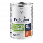 Exclusion Intestinal dietinis konservuotas maistas &scaron;unims su kiauliena ir ryžiais, 400 g