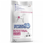 Forza10 Intestinal Active sausas maistas &scaron;unims, sergantiems vir&scaron;kinamojo trakto ligomis, 4 kg