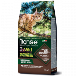 Monge Dry Cat BWILD Large Breed begrūdis sausas maistas didelių veislių katėms, 1,5 kg