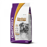 Gemon Dry Dog Medium Adult sausas maistas vidutinio dydžio veislių &scaron;unims su vi&scaron;tiena ir ryžiais, 3 kg