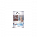 Raw Paleo Vet Expert konservai suaugusiems &scaron;unims su menke, begrūdis, 400g