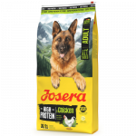 Josera High Protein Adult Chicken sausas maistas aktyviems &scaron;unims, 12,5 kg