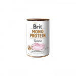 Brit Care Mono Protein Rabbit drėgnas maistas alergi&scaron;kiems &scaron;unims, 400 g