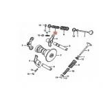 Vožtuvo spyruoklė KAYO A180 SPRING VALVE INNER 101041-0056 Nr. 10