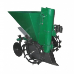 Bulviu sodinamoji su tra&scaron;ų bunkeriu