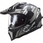 &Scaron;almas LS2 MX701 EXPLORER ATLANTIS MATT TITANIUM (L)