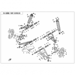 Priekinis amortizatorius CFMOTO X8 7020-050600