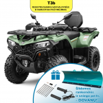 CFMOTO CFORCE 520 L EPS keturratis T3b, žalias