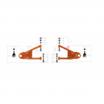De&scaron;ine svirtis Kayo AT110 left lower rocker arm 565000-0044 Nr. 2