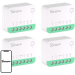 SONOFF MINIR4M 4Pack, i&scaron;manusis &scaron;viesos jungiklis, Matter, Wi-Fi 2.4GHz, 2400W, 100-240V, 10A, ESP32-C3FN4, kompakti&scaron;kas