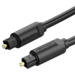 Vention garso optinis pluo&scaron;to kabelis BAEBI, 3m, juodas, jungtys: optinė (Toslink/S/PDIF)