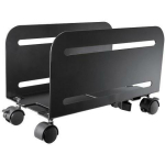 Neomounts CPU-M100BLACK, CPU laikiklis, 1.5 kg, juodas, 4 ratukai, 2 užrakinti