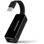 Axagon Tinklo adapteris ADE-XR 10/100Mbit, USB 2.0, Ethernet, 1 RJ-45 prievadas, Realtek RTL8152, juodas