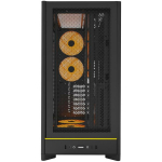 Montech Korpus HS01 PRO (B), Midi Tower, juodas, 2x USB 3.0, 2x 120 mm galiniai ventiliatoriai, 3x 120 mm apačioje