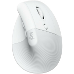 Logitech optinė pelė 910-006477 4000 DPI, 6 mygtukai, RF belaidis + Bluetooth, balta, vertikali, ergonomi&scaron;ka