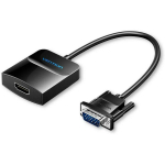 Vention keitiklis ACNBB HDMI į VGA, 1 VGA, 1 HDMI, 1080P@60Hz, juodas