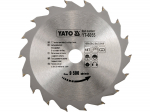 Pjūklo diskas medienai 160x20mm 18T TCT YT-6055 YATO