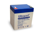 Ultracell UL4-12 &scaron;vino rūg&scaron;tinis AGM akumuliatorius 12V 4Ah 48Wh nereikalaujantis priežiūros UPS ir apsaugos sistemoms