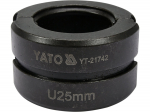 U tipo užspaudimo galvutė 25 mm YT-21742 YATO