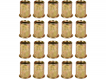 Plieninės sriegines kniedės M10 skersmuo 12.8 mm / ilgis 21 mm 20 vnt. YT-36475 Yato