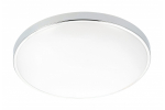 LED lubinis &scaron;viestuvas ATOL, apvalus, 32W, 2560lm, 4000K, AC220-240V, IP54, &Oslash;400mm, chromas, LD-ATOL32W-NW-01 GTV