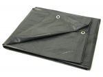 PE brezento uždangalas 4&times;6 m pilkas 120 g/m&sup2; G70522 GEKO