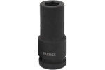 Giluminė smūginė galvutė PARTNER PA-46510036 36 mm 3/4"DR CrMo medžiaga vidinis &scaron;e&scaron;iakampis