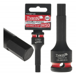 HEX smūginė galvutė 1/2" H10 Tvardy T00217-10 CR-MO