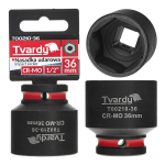 Smūgio galvutė Tvardy T00210-36 1/2" 6PT 36mm CR-MO
