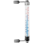 Lauko lango termometras be gyvsidabrio su metaliniu rėmu BIOTERM 020600 -50&deg;C iki +50&deg;C 20cm