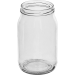900ml stiklainis su užsukamu dangteliu &Oslash;82/6 - 8 vnt. BROWIN 132901, 900ml, stiklas, be dangtelio