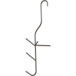Nerūdijančio plieno trigubi žuvų rūkymo kabliai 5 vnt. BROWIN 311302, 5.0 cm, 8.0 cm, 19.0 cm, 22.0 g