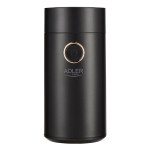 Kavos malūnėlis su 150W pupelių malimu ir 75g talpa juodas AD4446bg Adler