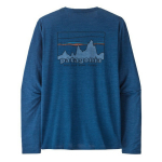 Patagonia mar&scaron;kiniai L/S Capilene Cool Daily Graphic Shirt M, PATAGONIA, 0198077177029, Medžiaga: 3.7-oz 100% perdirbtas poliesteris, Kirpimas: Įprastas, Svoris: 153g