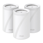 TP-LINK Deco BE65, BE9300 WiFi 7 belaidžio prieigos ta&scaron;kas, 1 vnt., 5760+2880+574 Mbps, 4x2.5GbE, USB 3.0, 4 antenos, Mesh