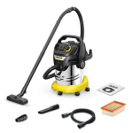 Karcher KWD 6 P S V-25/6/22 1.628-484.0 Universalus &scaron;lapi ir sausų dulkių siurblys 25 L 1300 W Sausas ir &scaron;lapias valymas Geltona-sidabrinė-juoda