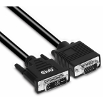 Club3D vaizdo kabelio adapteris CAC-1243 DVI-A į VGA M/M 3m 28AWG, palaiko 1600 x 1200@60Hz, vienpusis