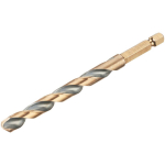 Dewalt HSS grąžtas DT20613-QZ, 8,5mm, 120mm, 82mm, 1/4 col., Hex, 2 pjovimo briaunos, auksinė danga