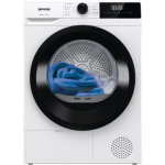 Gorenje Džiovyklė DHNE82, 8 kg, 700 W, 64 dB, Elektrinė, &Scaron;ilumos siurblys, LED ekranas, Balta