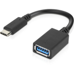 Lenovo USB-C į USB-A adapteris 4X90Q59481, 0,14m, 5Gbit/s, 5V/2A, USB 3.2 Gen 1, juodas