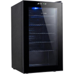 Euhomy gėrimų vitrina &scaron;aldytuvas BR001-89BL, 70L, 4&deg;C iki 10&deg;C, &plusmn;1&deg;C, juodas