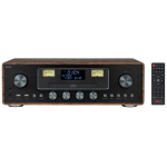 AKAI AM-100 RHAPSODY stereo sistema, 30W RMS, Bluetooth 5.0, DAB+/FM, CD/USB, AUX, 3.5mm ausinės, matricos ekranas